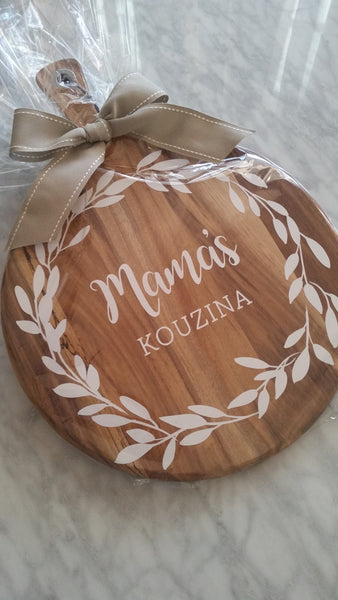 Personalised chopping board