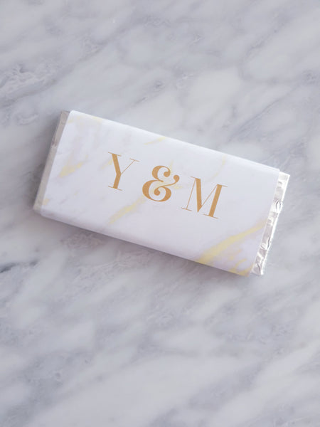 Custom Designed Premium Belgium Mini Chocolate Bar Favors