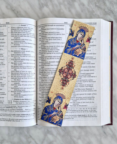 Panagia tapestry bookmark