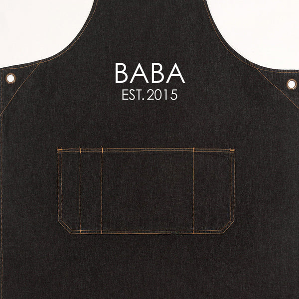 Personalised Denim Apron