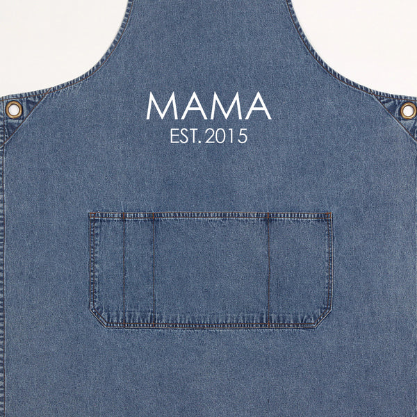 Personalised Denim Apron