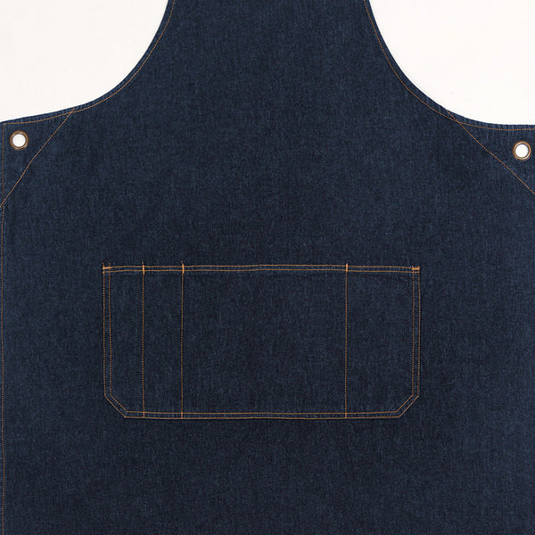 Personalised Denim Apron with Olive Leaf design - madamsousouevents 