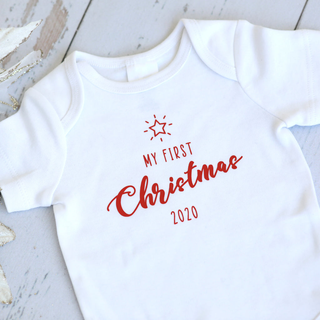 My first christmas baby onesie hot sale