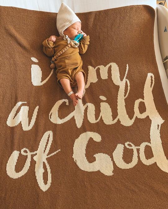 Child of god swaddle 2024 blanket