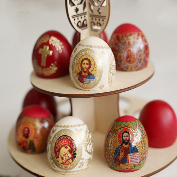 Easter Egg Stand - Pysanky Egg - madamsousouevents 