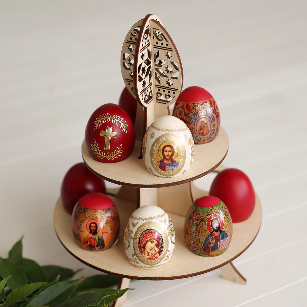 Easter Egg Cross Stickers