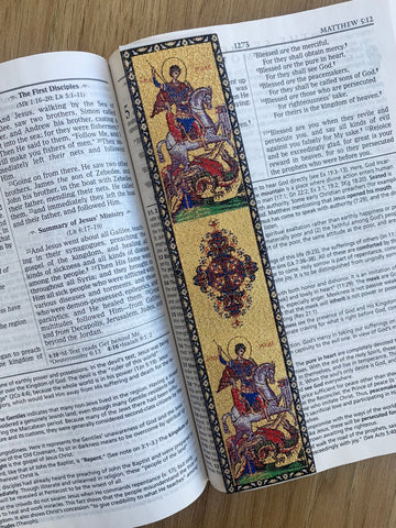 St George Tapestry Book Mark - madamsousouevents 